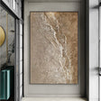 Textured Earthy Elegance | Beige Brown