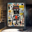 Textured Urban Character | Bold Graffiti