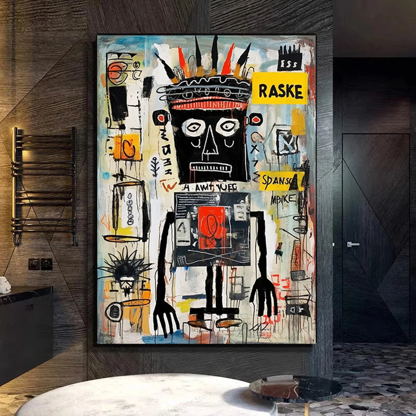 Textured Urban Character | Bold Graffiti