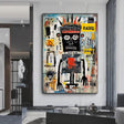 Textured Urban Character | Bold Graffiti