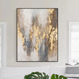 Textured Aurous Luxuriance | Gold Gris
