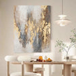 Textured Aurous Luxuriance | Gold Gris