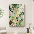 Textured Floral Opulence | Mossy Bloom