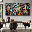 Vibrant Abstract Faces | Bold Silhouettes