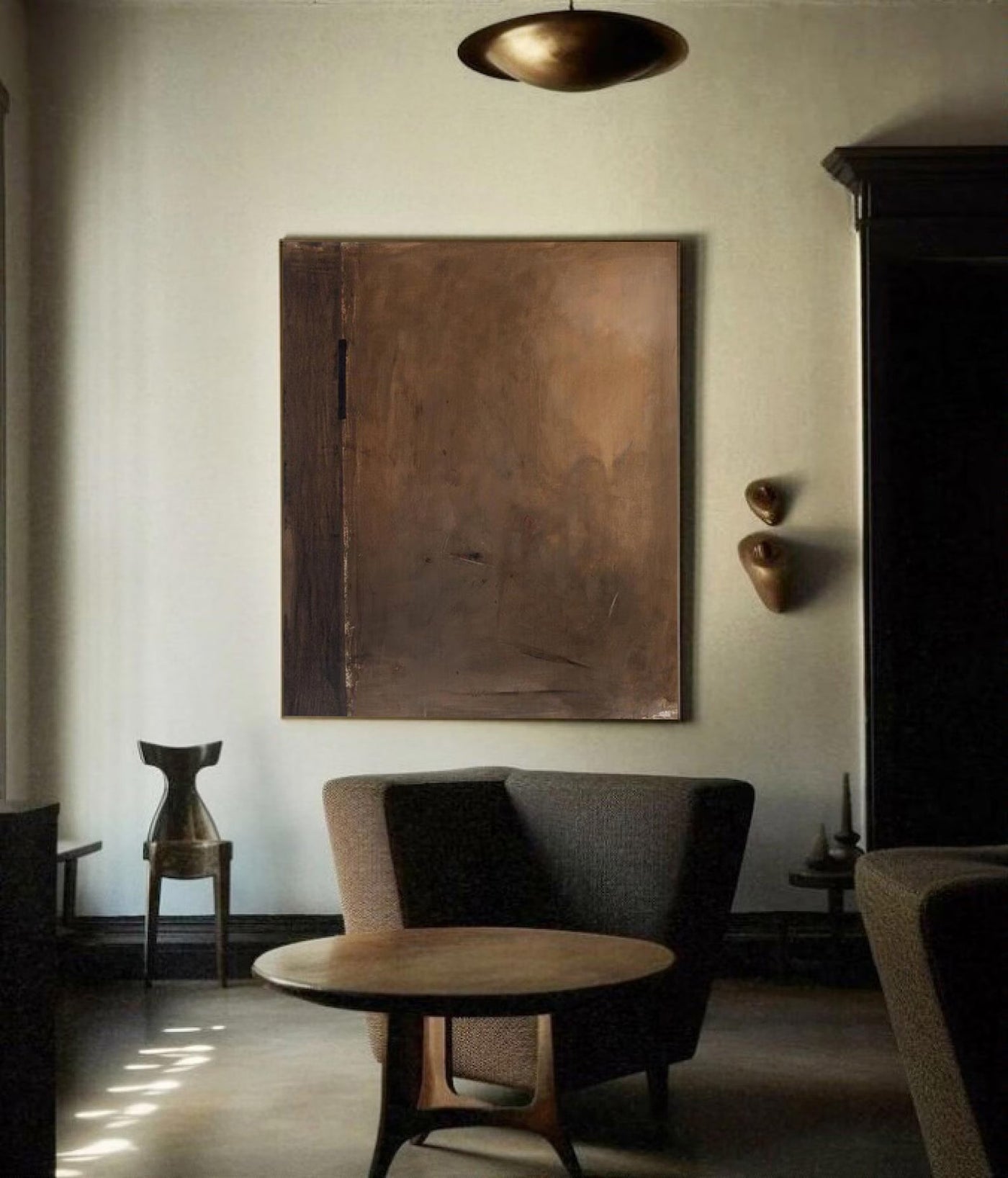 Textured Wood Tone Abstract | Rustic Luxe