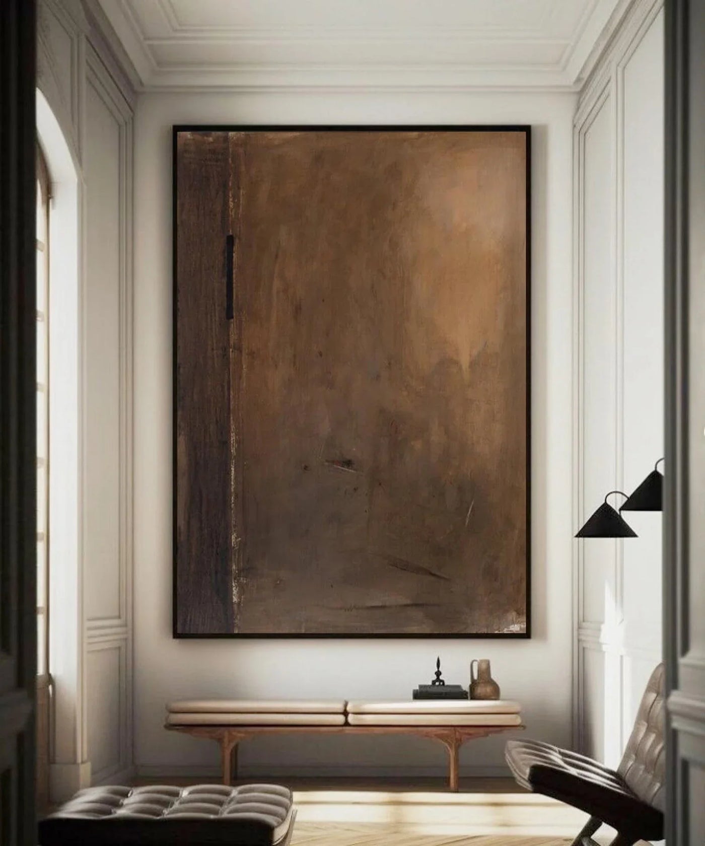 Textured Wood Tone Abstract | Rustic Luxe