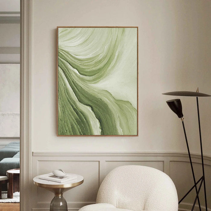 Textured Green Rhythm | Nature Flow