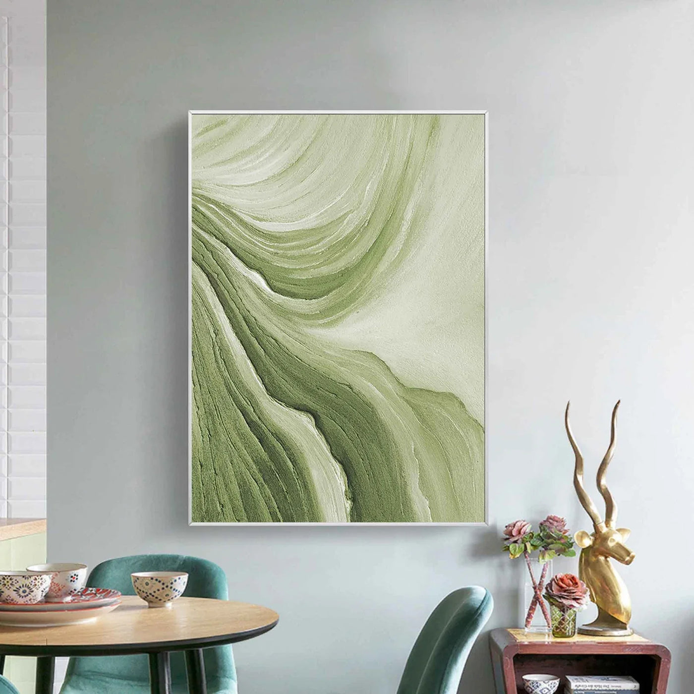 Textured Green Rhythm | Nature Flow