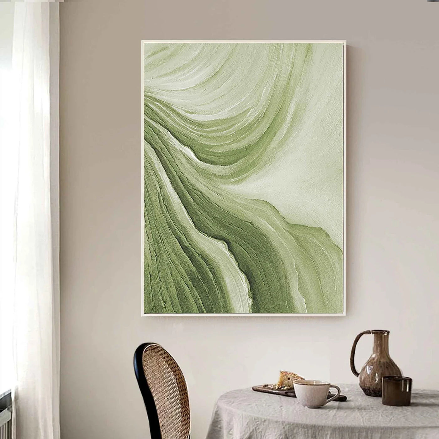 Textured Green Rhythm | Nature Flow