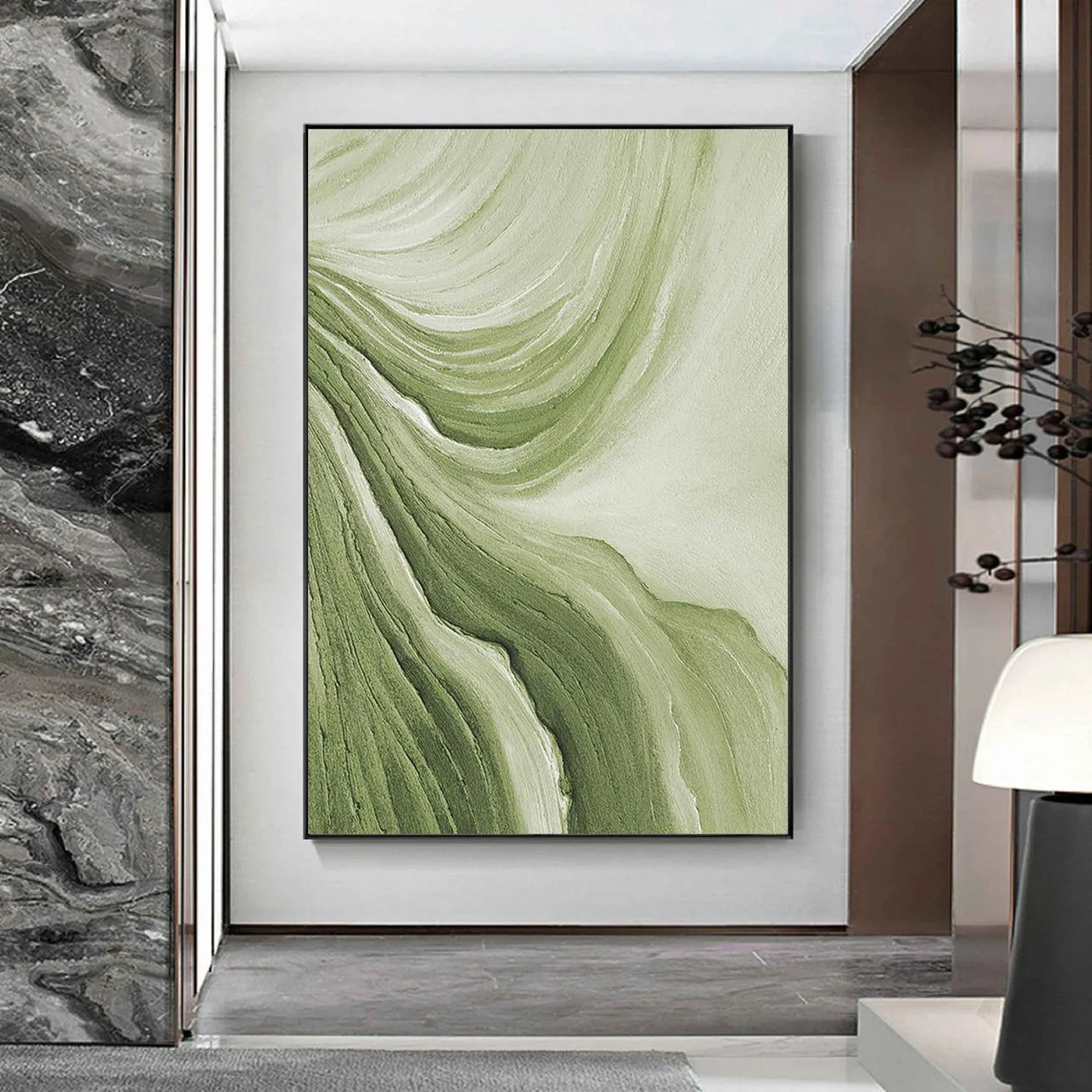 Textured Green Rhythm | Nature Flow