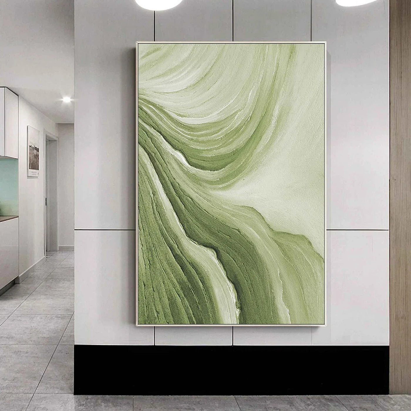 Textured Green Rhythm | Nature Flow