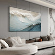 Textured Wave Opulence | Pale Teal