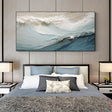 Textured Wave Opulence | Pale Teal