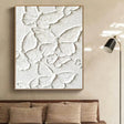Textured Butterfly Opulence | White Beige