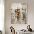 Textured Aurous Abstraction | Gold Gris
