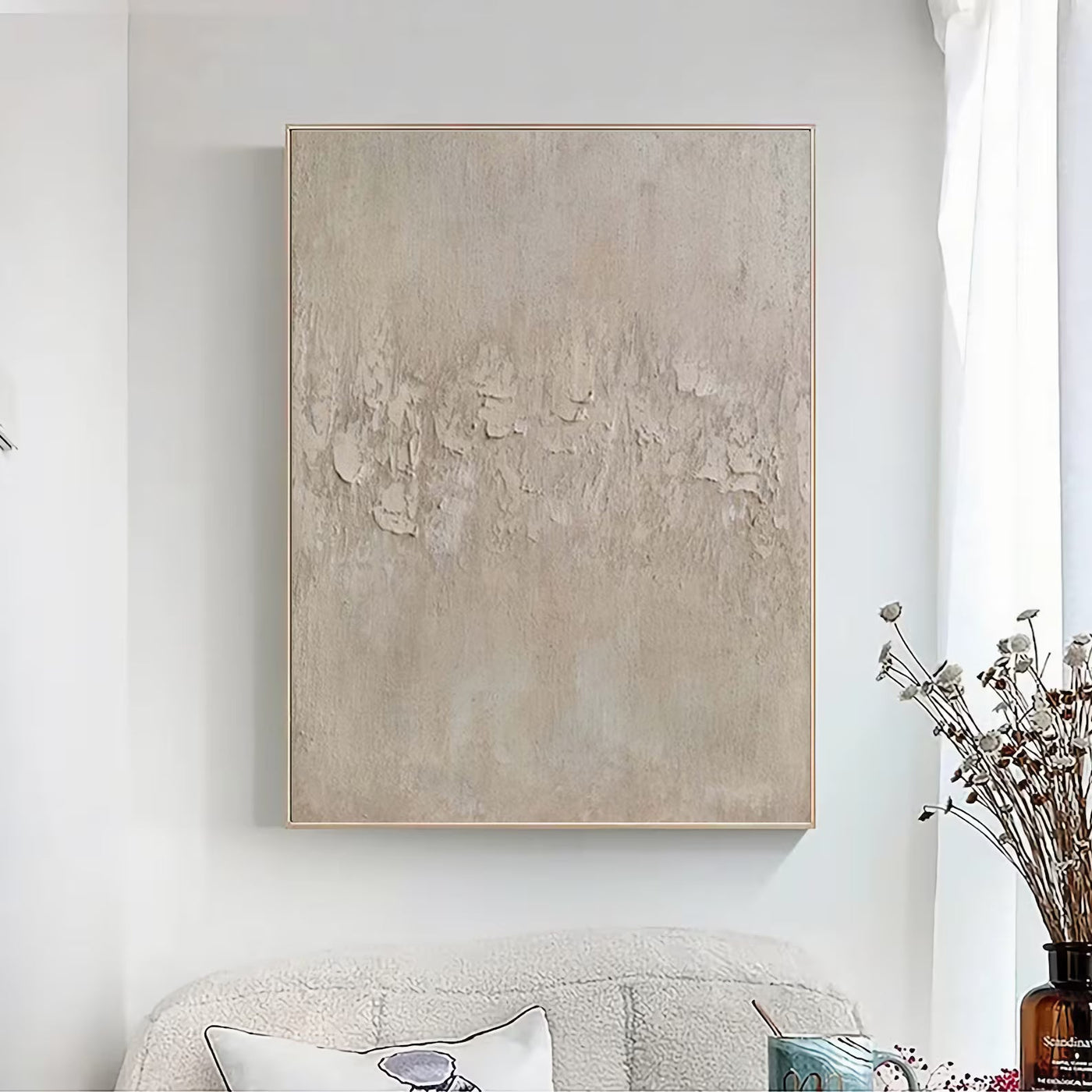 Textured Minimal Opulence | Beige White