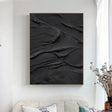 Textured Monochrome Opulence | Black Gold
