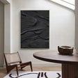 Textured Monochrome Opulence | Black Gold