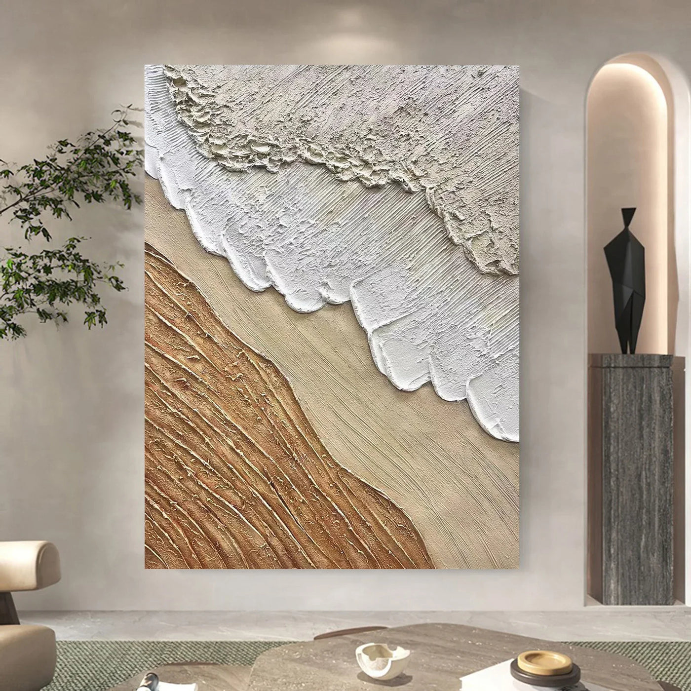 Textured Coastal Luxury | White Gold