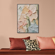 Textured Floral Serenity | Pastel Blossoms