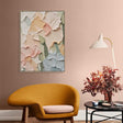 Textured Floral Serenity | Pastel Blossoms