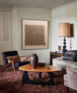 Textured Brown Grid Art | Neutral Sophistication