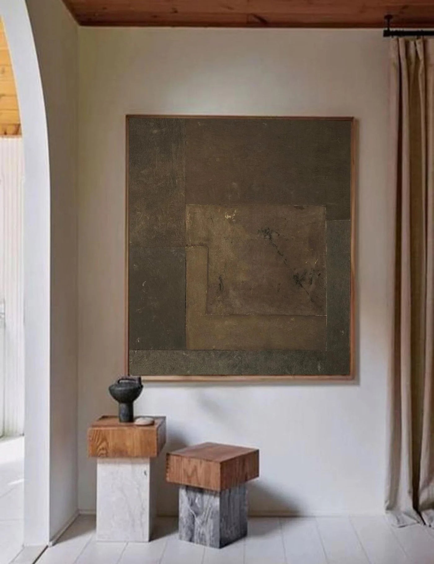 Minimalist Brown-Tone Art | Understated Depth