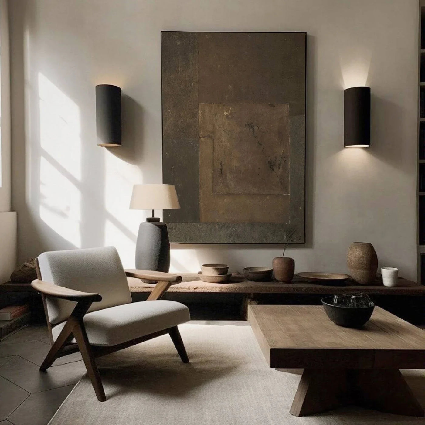 Minimalist Brown-Tone Art | Understated Depth