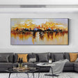 Textured Sunset Reflection | Orange Yellow