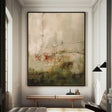 Textured Botanical Nuance | Green Beige