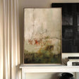 Textured Botanical Nuance | Green Beige