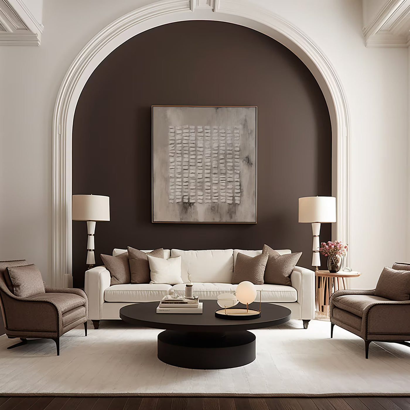 Textured Gray Abstract Art | Subtle Sophistication