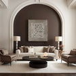 Textured Neutral Grid | Beige Tones