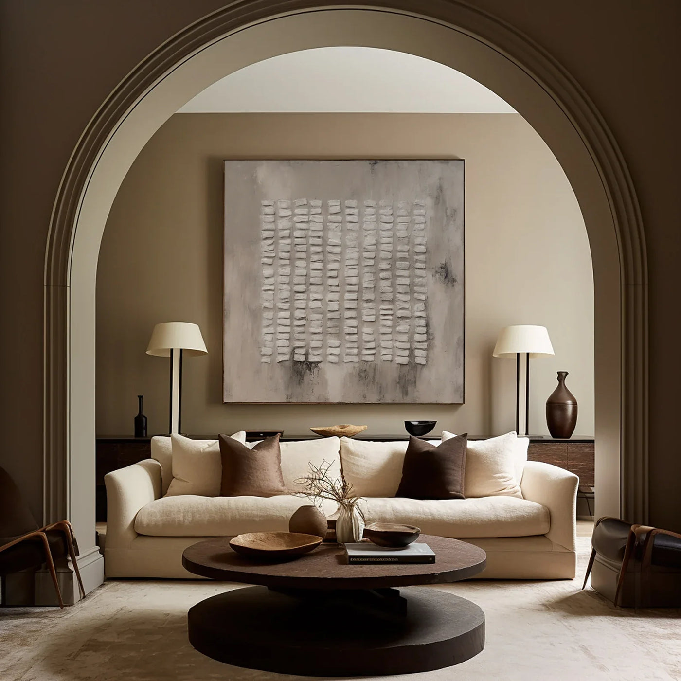 Textured Gray Abstract Art | Subtle Sophistication