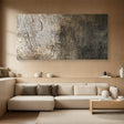 Textured Neutral Crackle | Beige Trace