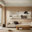 Textured Geometric Neutrals | Beige Black