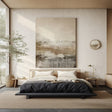 Textured Abstract Opulence | Beige Rhythm