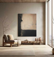 Textured Minimalist Portrait Art | Subtle Artistic Depth