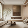 Textured Earthy Abstract | Warm Luxe