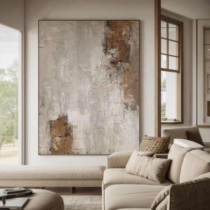 Textured Neutral Nuance | Grey Beige