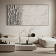 Textured Monochrome Depth | Grey Wave