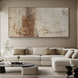 Textured Neutral Rusticity | Brown Beige