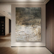 Textured Neutral Crackle | Beige Trace