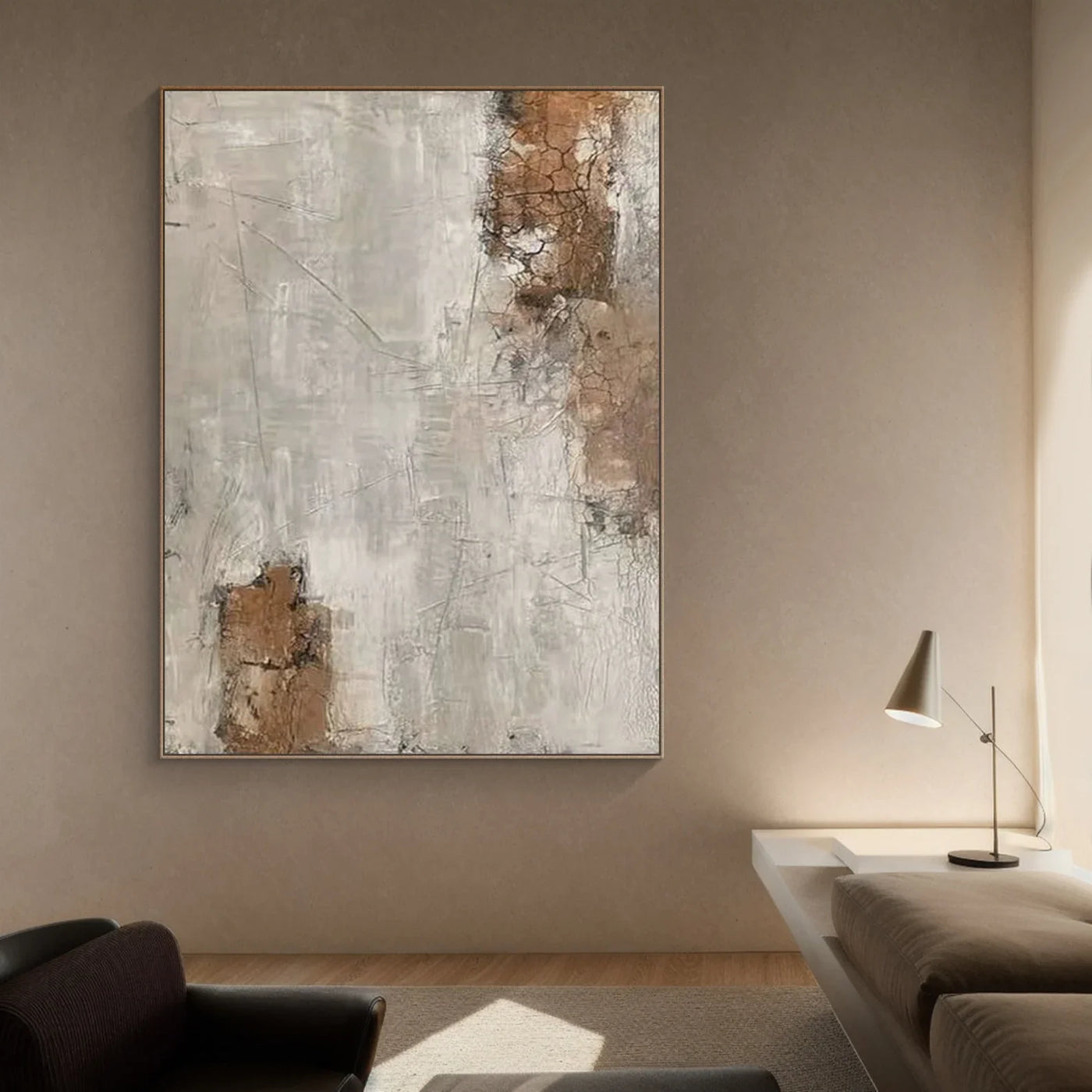 Textured Neutral Nuance | Grey Beige