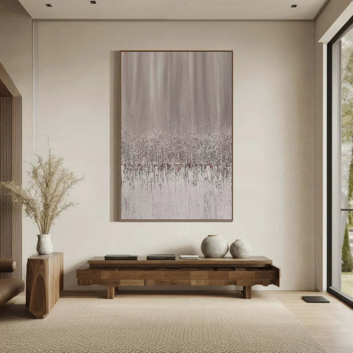 Textured Neutral Glimmer | Silver Mist