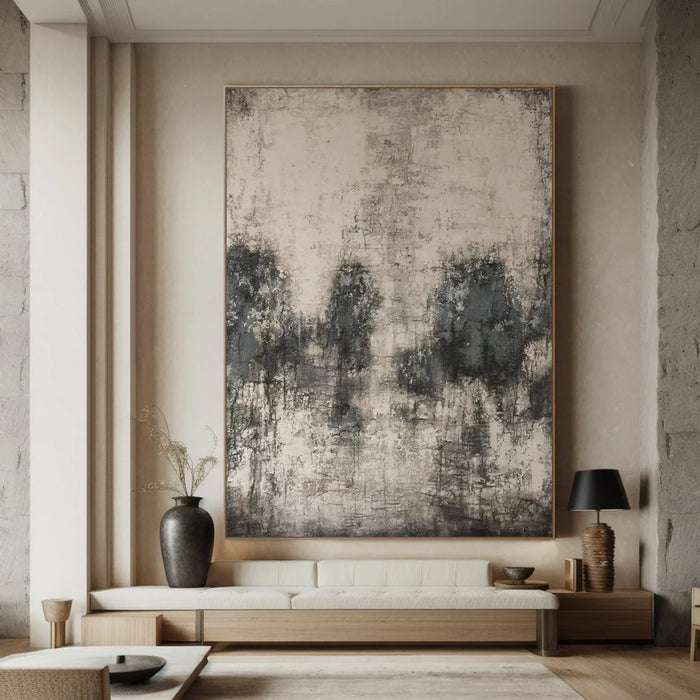 Textured Abstract Subtlety | Gray Rhythm