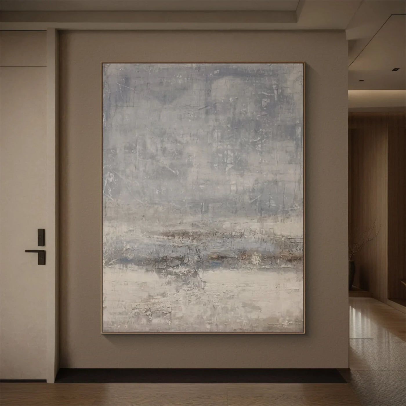Textured Neutral Serenity | Grey Beige