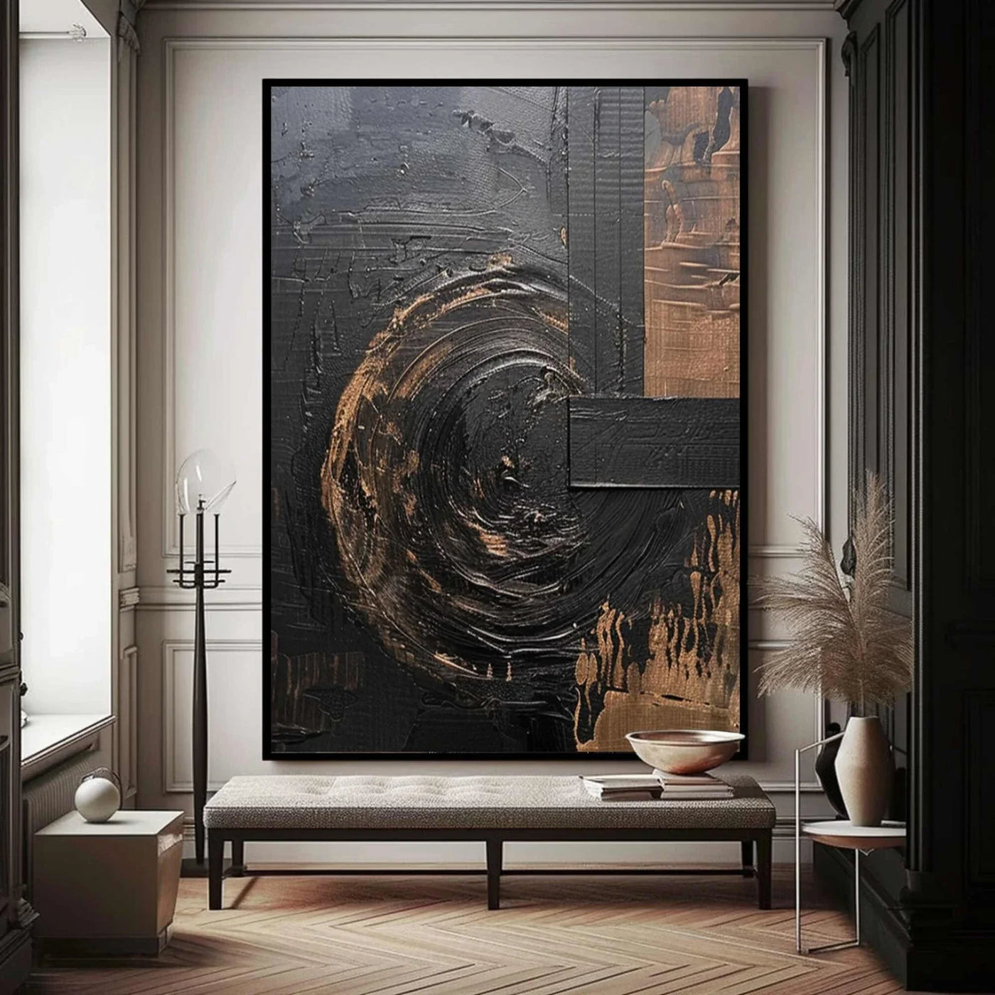 Textured Swirl Art | Opulent Edge
