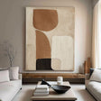 Textured Earthy Sophistication | Beige Black Depth