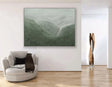 Textured Landscape Serenity | Green Mist
